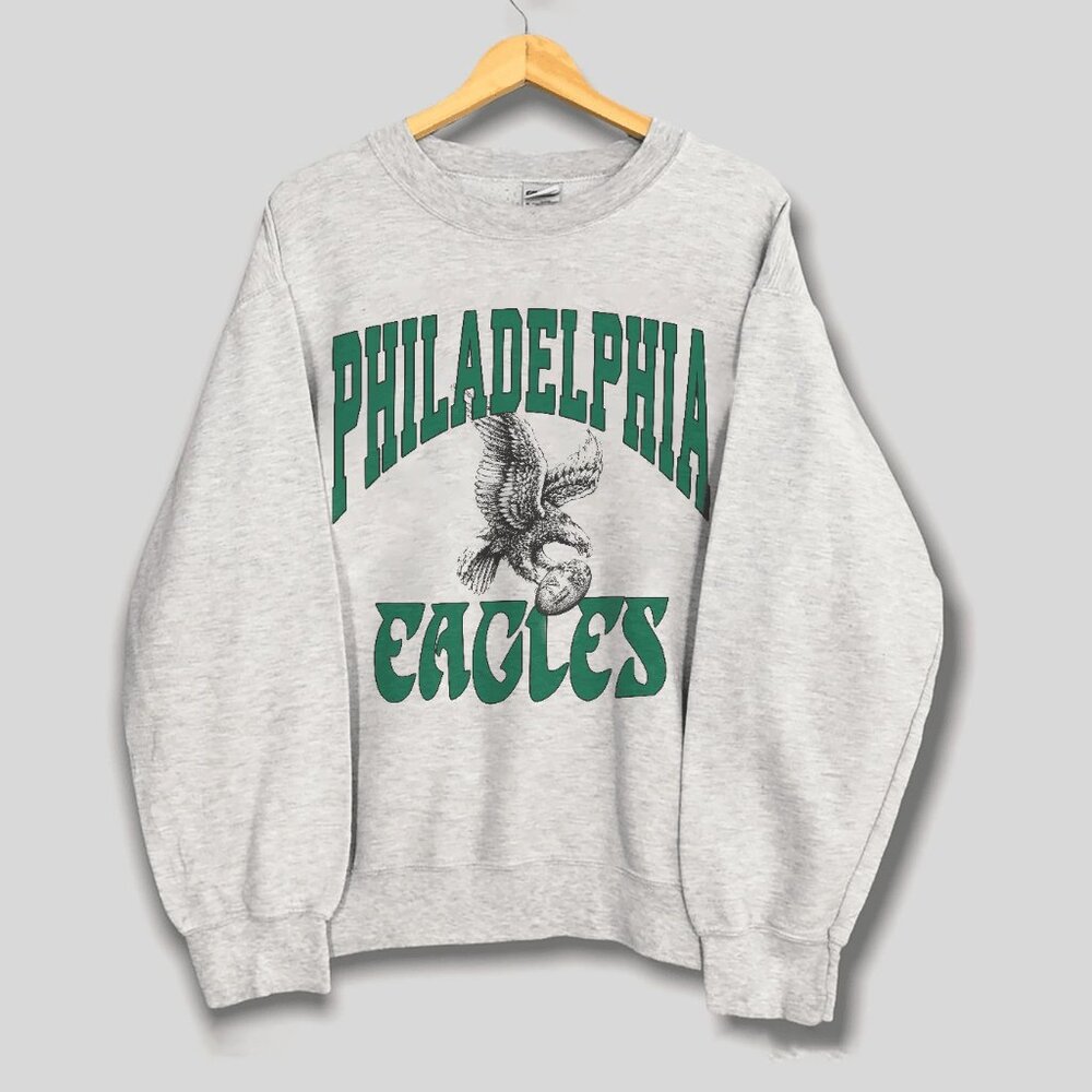 Vintage Philadelphia Eagles Football Sweatshirt, Retro 90s NFL Men Women Shirt